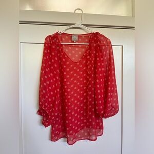 Anthropologie top, light & airy, Karen Walker brand